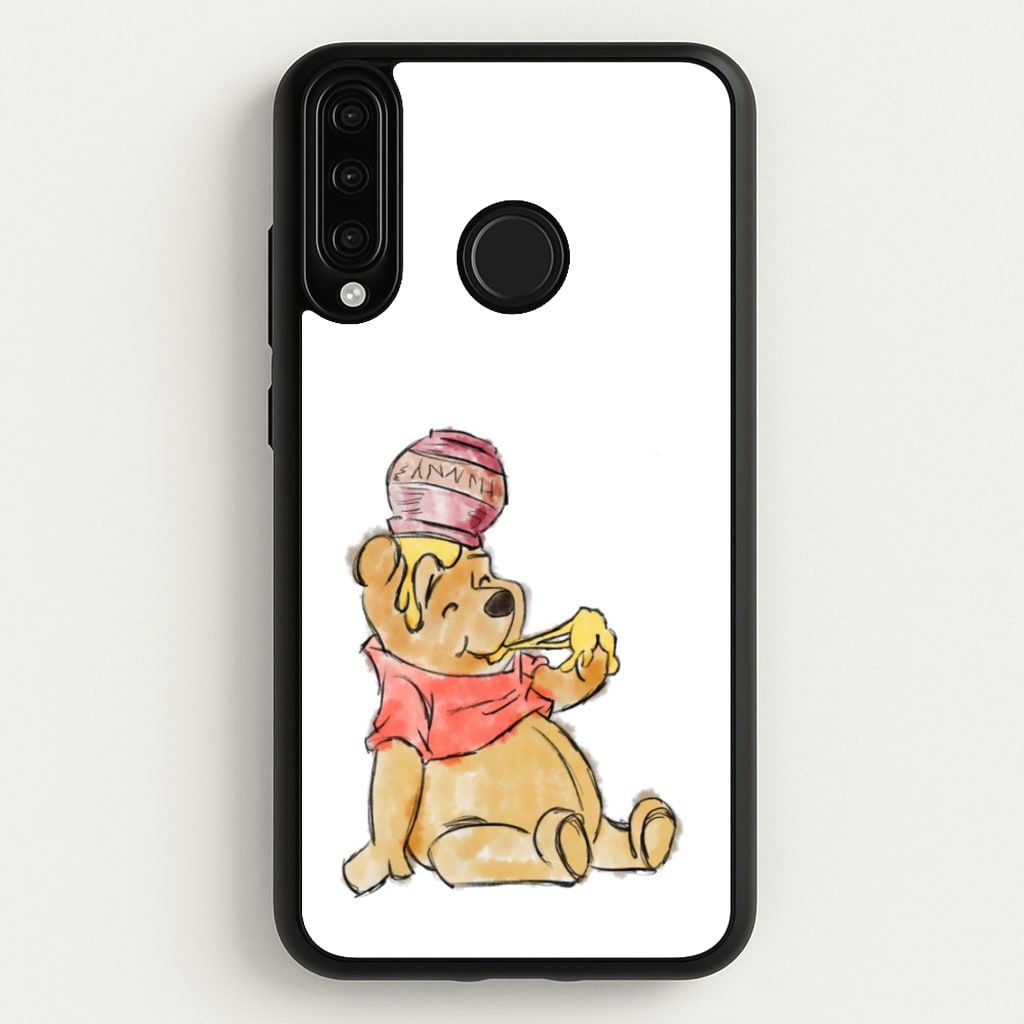 Winnie Sketch - Disney Phone Case for Huawei P30 Lite