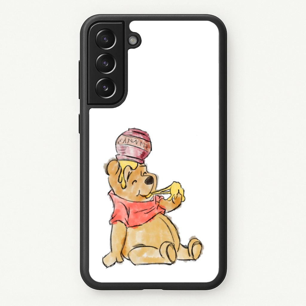 Winnie Sketch - Disney Phone Case for Galaxy S22