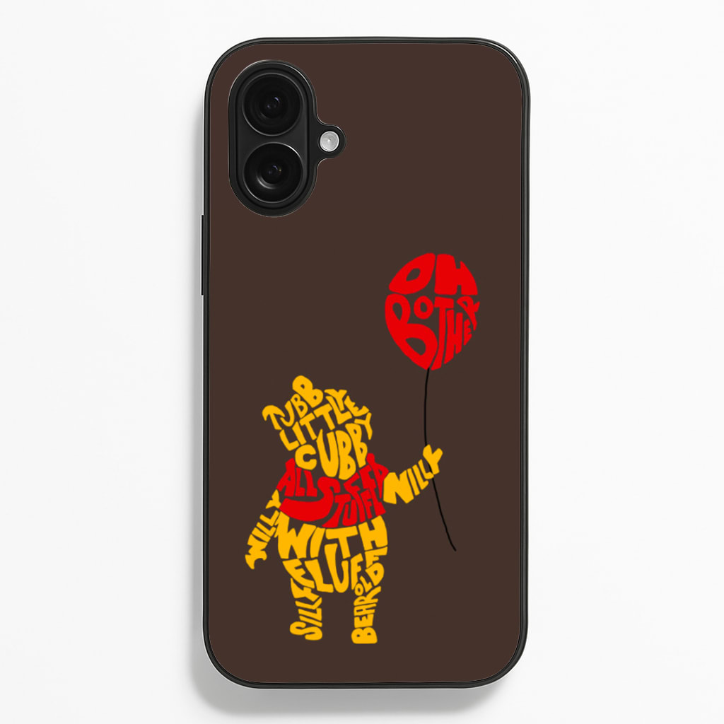 Winnie In Words - Disney Phone Case for iPhone 16 Plus