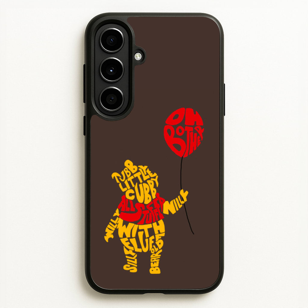 Winnie In Words - Disney Phone Case for Galaxy A56