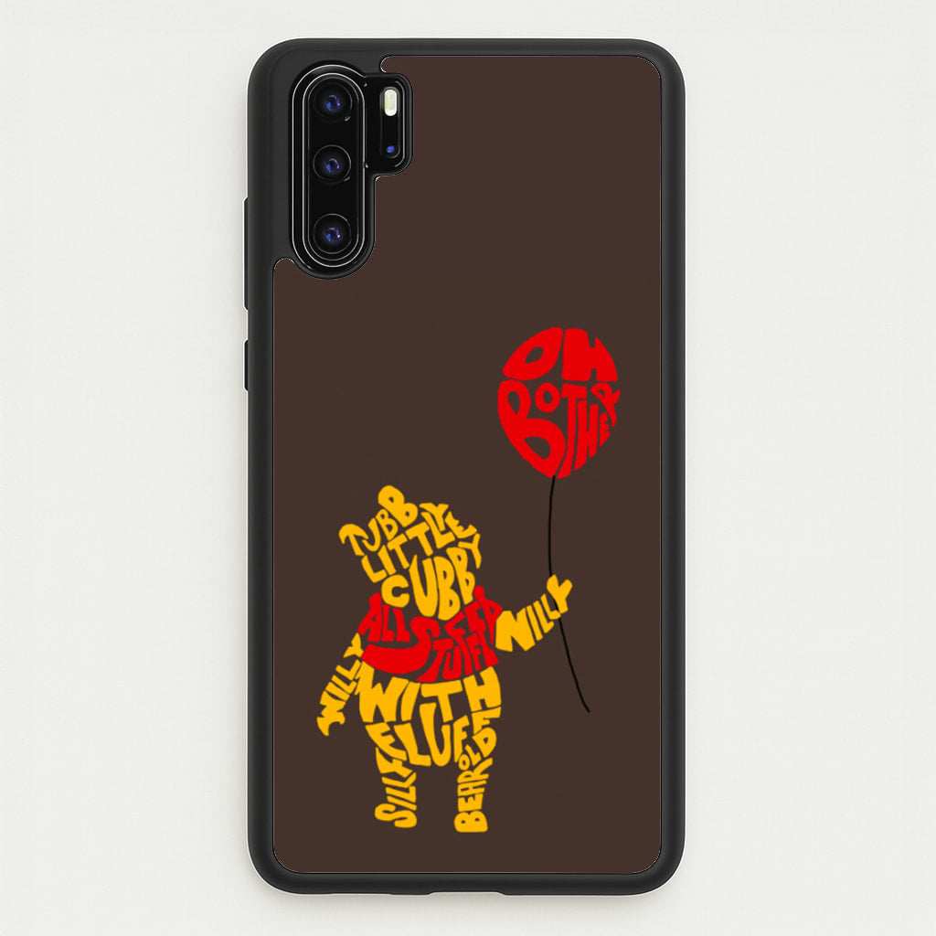 Winnie In Words - Disney Phone Case for Huawei P30 Pro