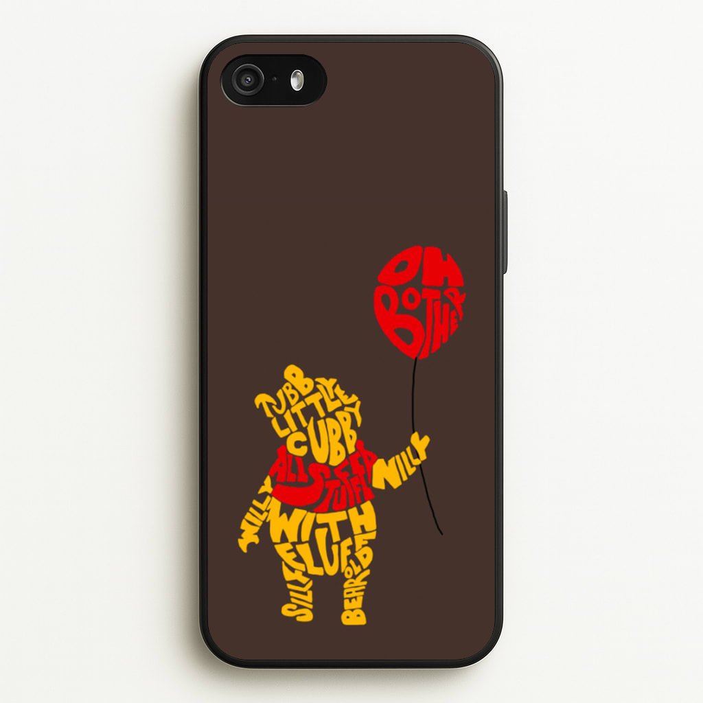 Winnie In Words - Disney Phone Case for iPhone 5 / 5s / SE 2016
