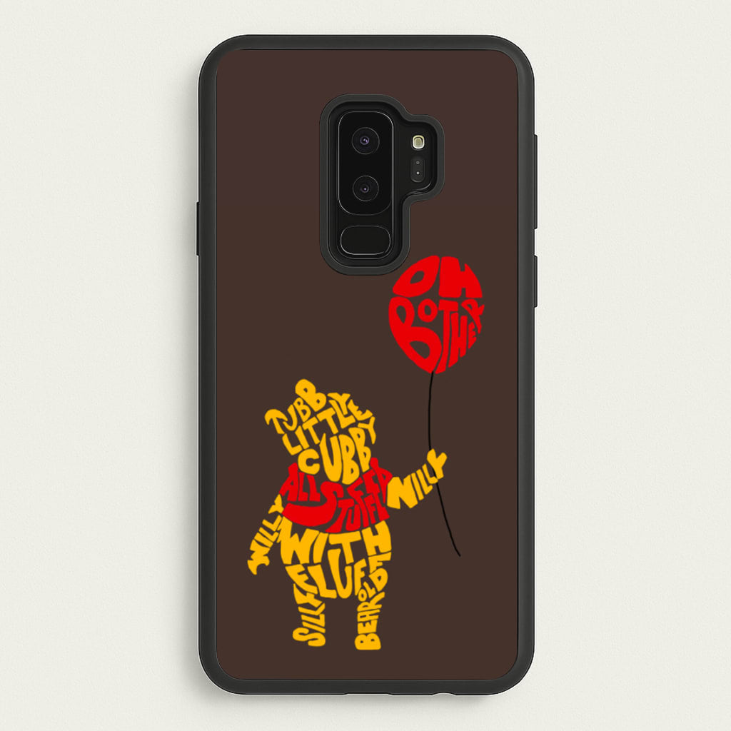 Winnie In Words - Disney Phone Case for Galaxy S9 Plus
