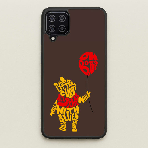 Winnie In Words - Disney Phone Case for Galaxy A12