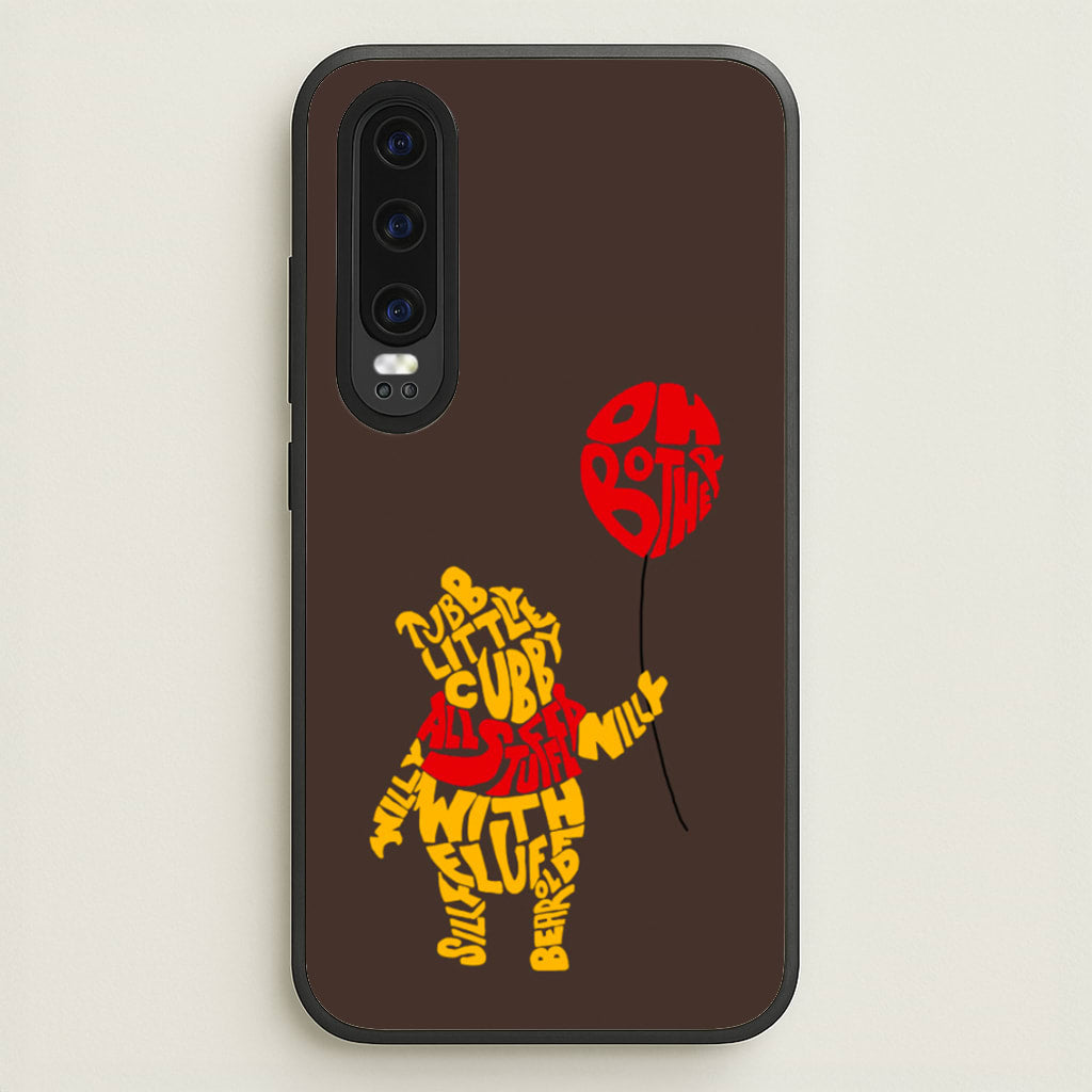 Winnie In Words - Disney Phone Case for Huawei P30
