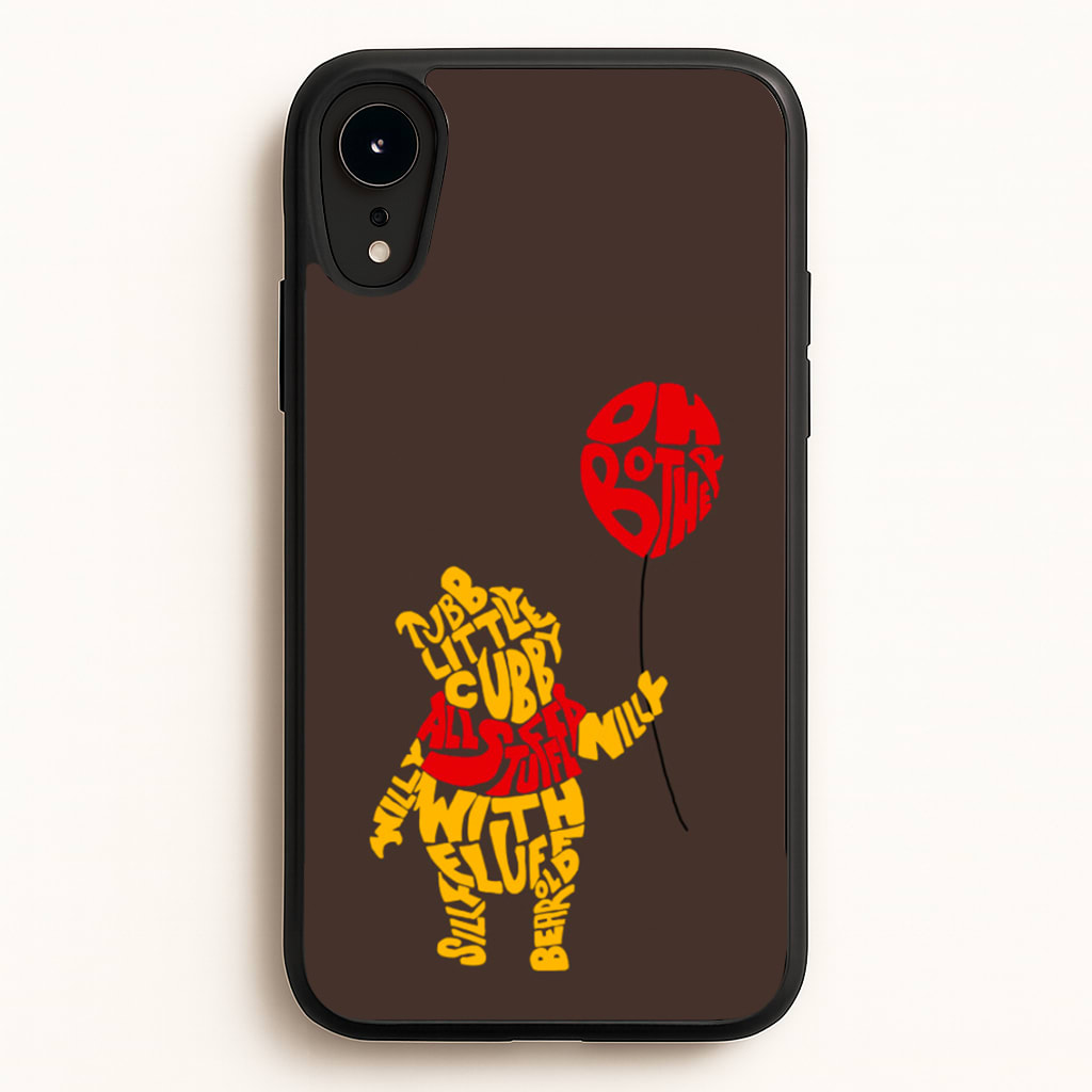 Winnie In Words - Disney Phone Case for iPhone XR