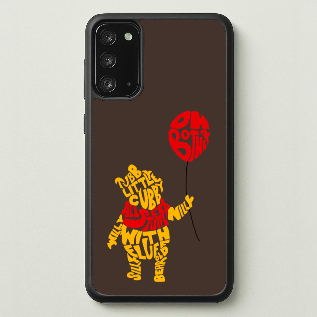 Winnie In Words - Disney Phone Case for Galaxy Note 20