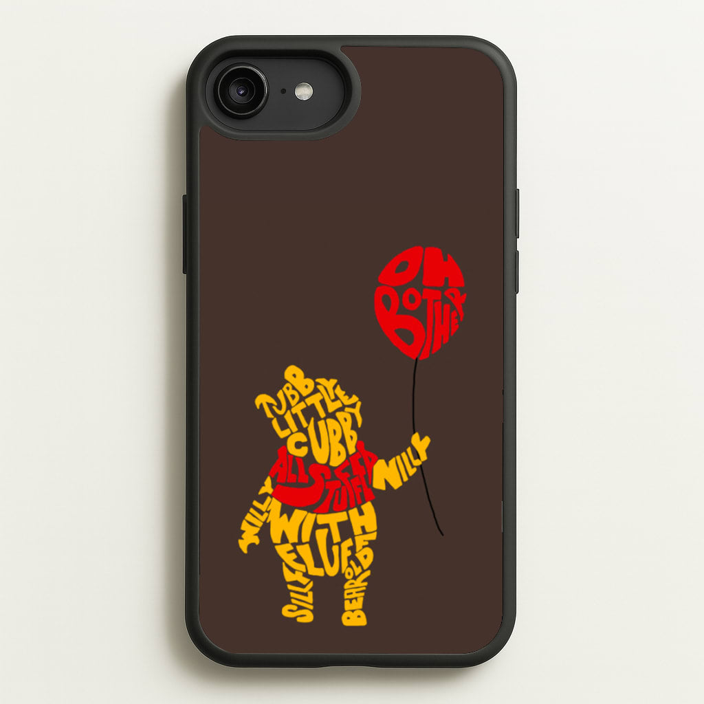 Winnie In Words - Disney Phone Case for iPhone 6 Plus / 7 Plus / 8 Plus