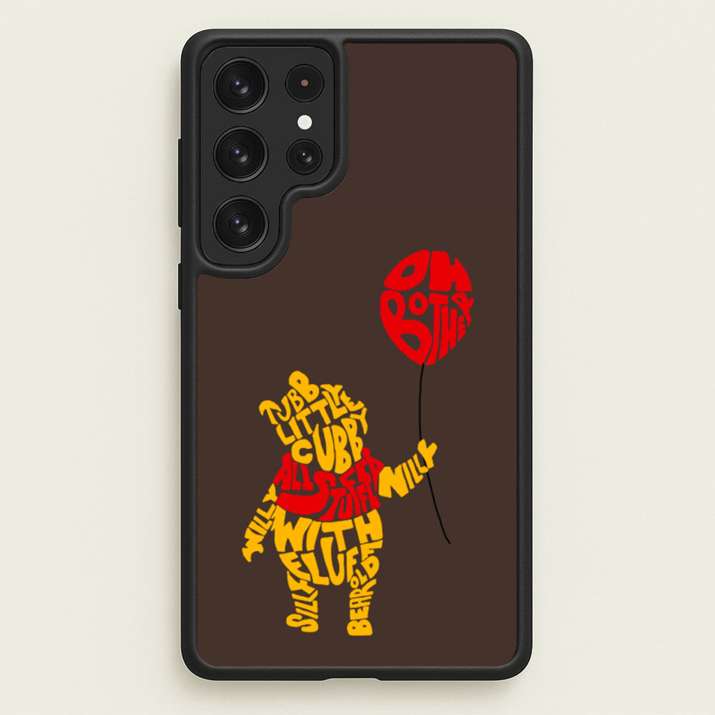 Winnie In Words - Disney Phone Case for Galaxy S22 Ultra