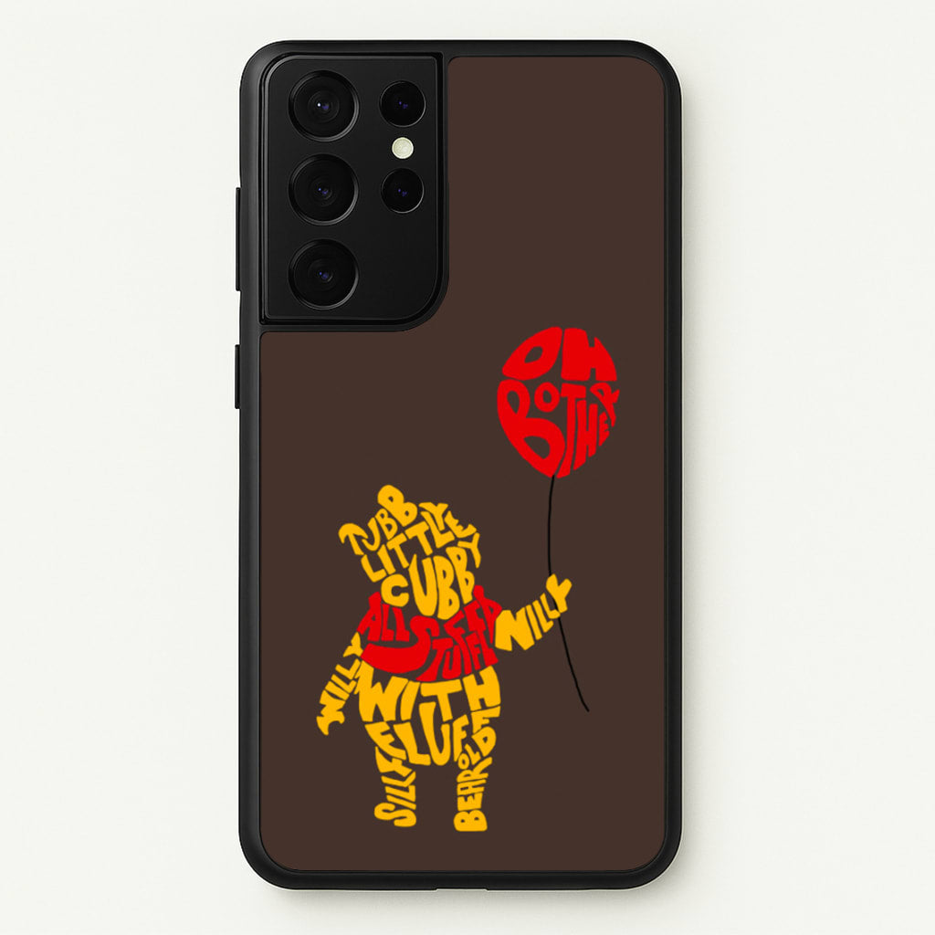 Winnie In Words - Disney Phone Case for Galaxy S21 Ultra