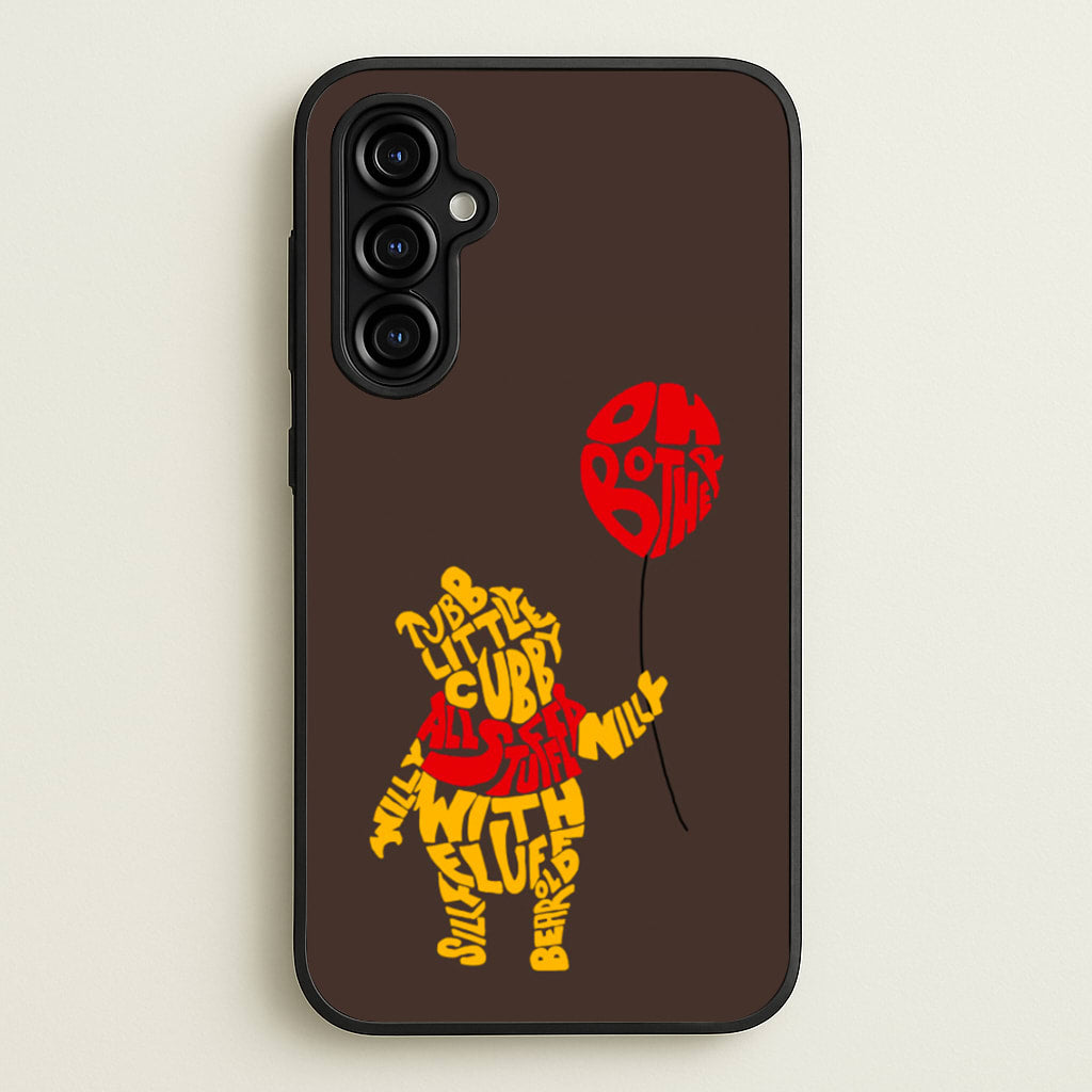 Winnie In Words - Disney Phone Case for Galaxy A54