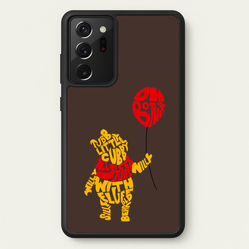 Winnie In Words - Disney Phone Case for Galaxy Note 20 Ultra