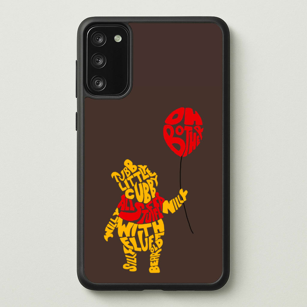 Winnie In Words - Disney Phone Case for Galaxy S20