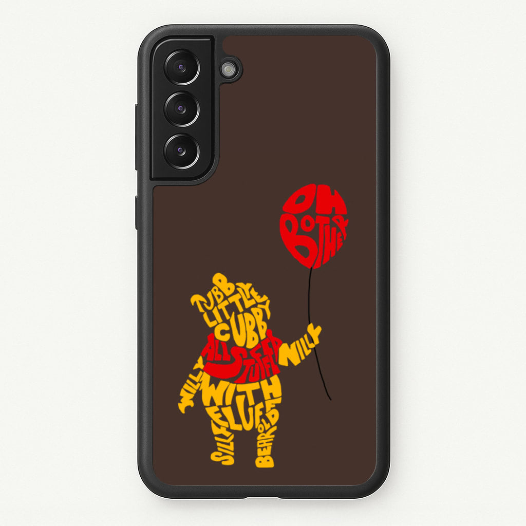 Winnie In Words - Disney Phone Case for Galaxy S22