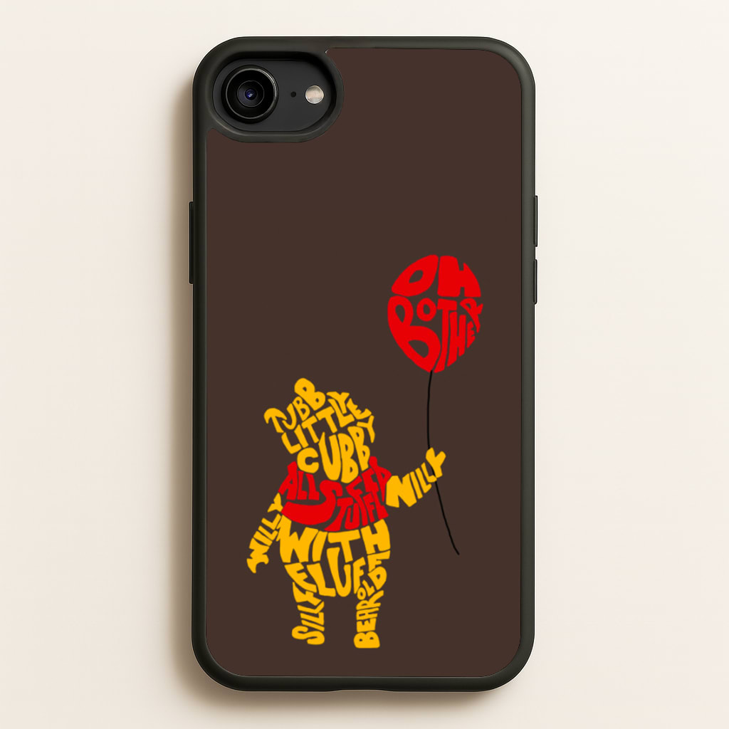 Winnie In Words - Disney Phone Case for iPhone 6 / 7 / 8 / SE