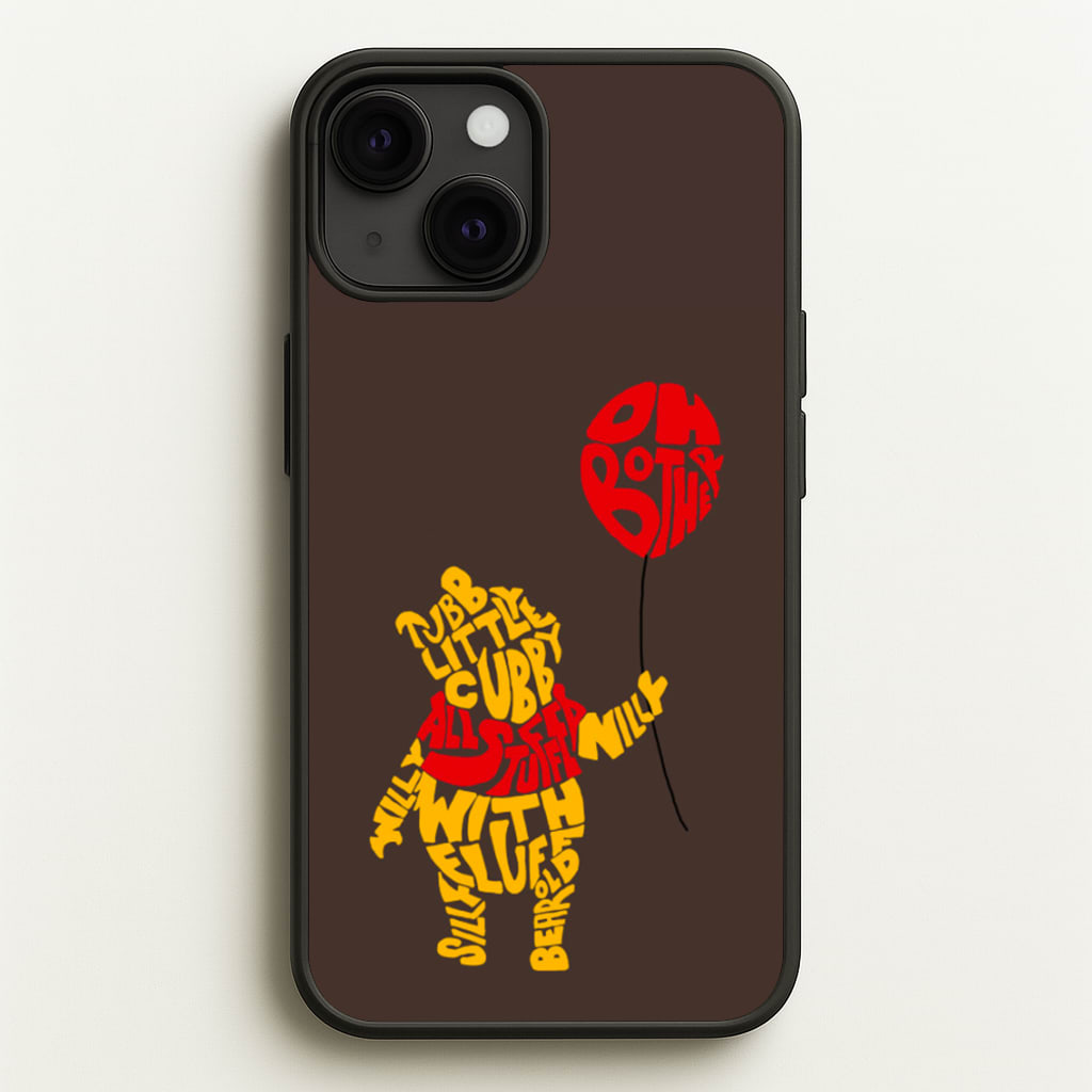 Winnie In Words - Disney Phone Case for iPhone 13 Mini