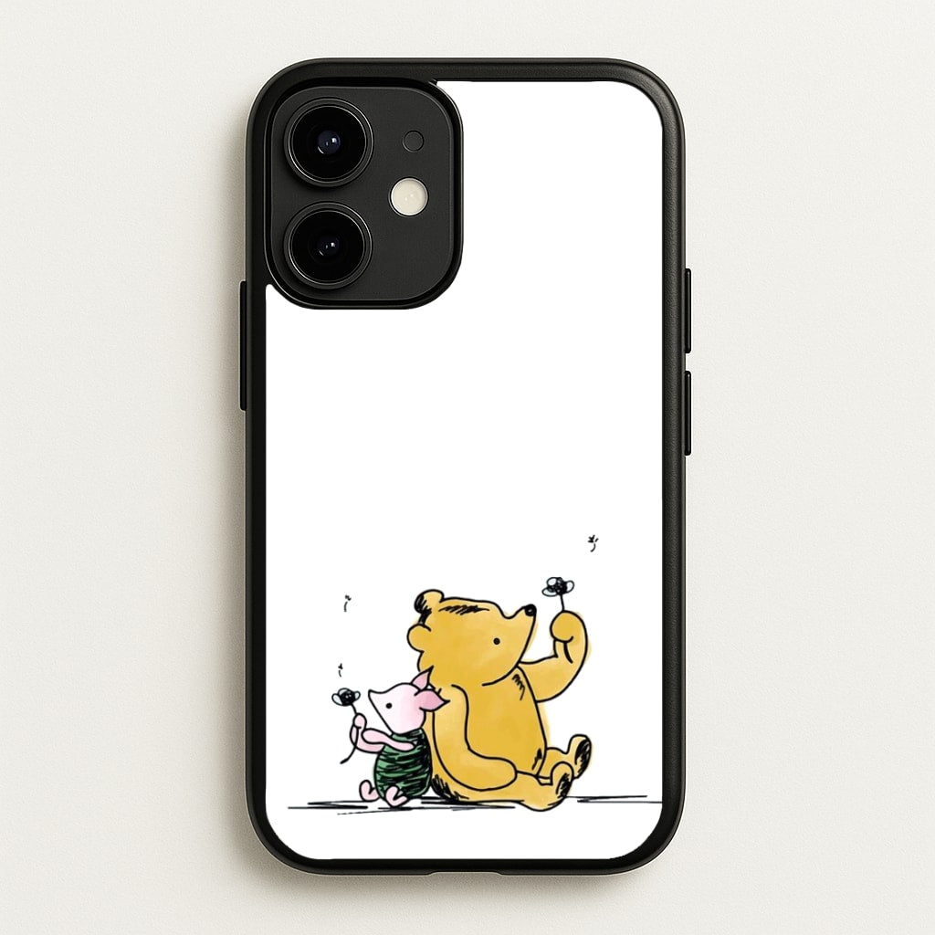 Winnie & Pig - Disney Phone Case for iPhone 12 / 12 Pro