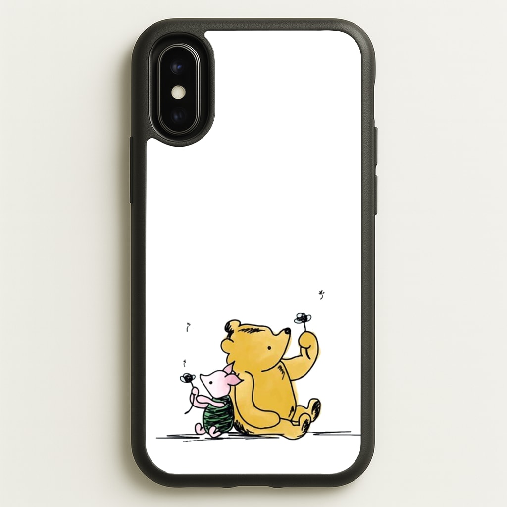 Winnie & Pig - Disney Phone Case for iPhone X / XS