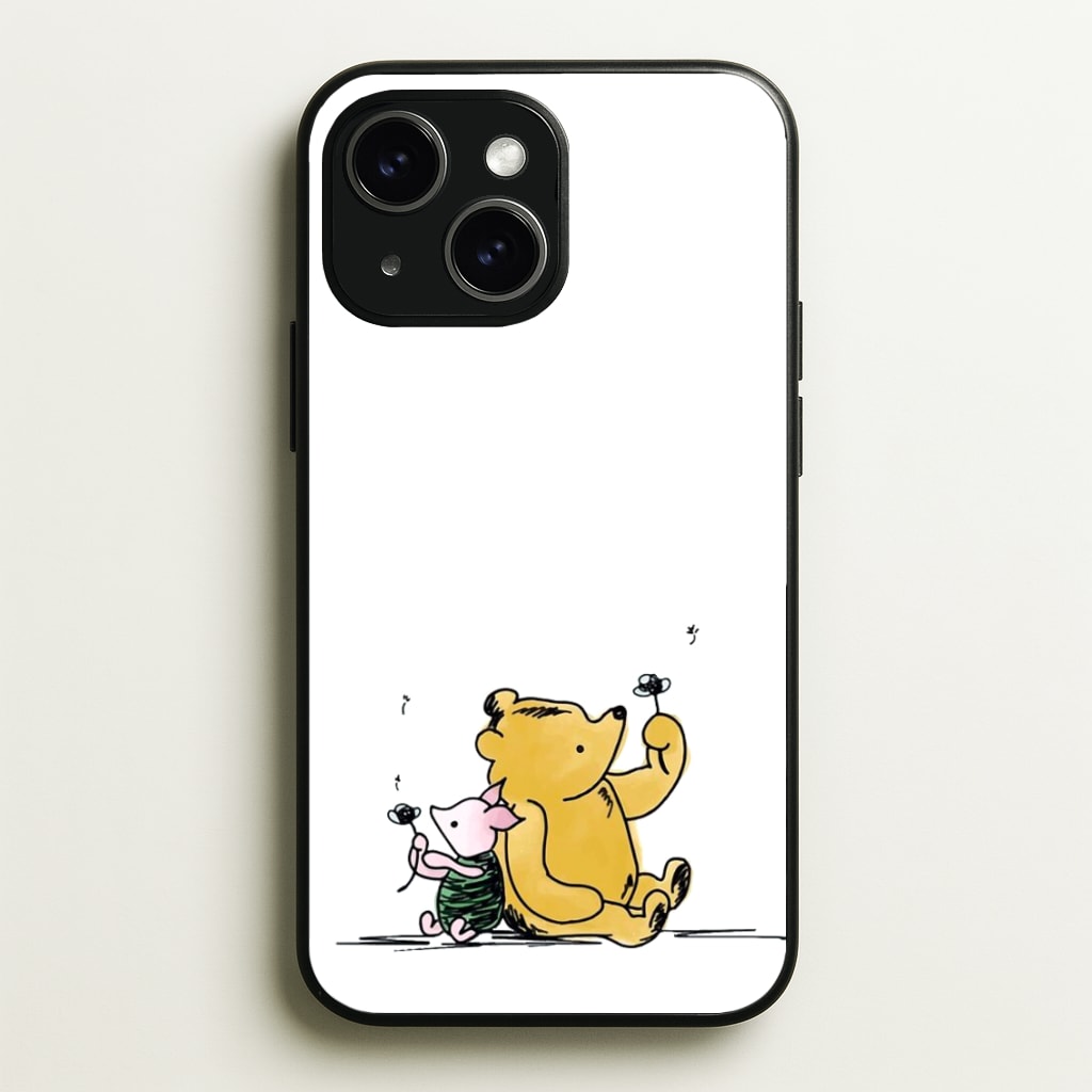 Winnie & Pig - Disney Phone Case for iPhone 15 Plus