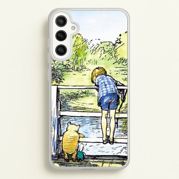 Winnie & Christopher Robin - Disney Phone Case for Galaxy A34
