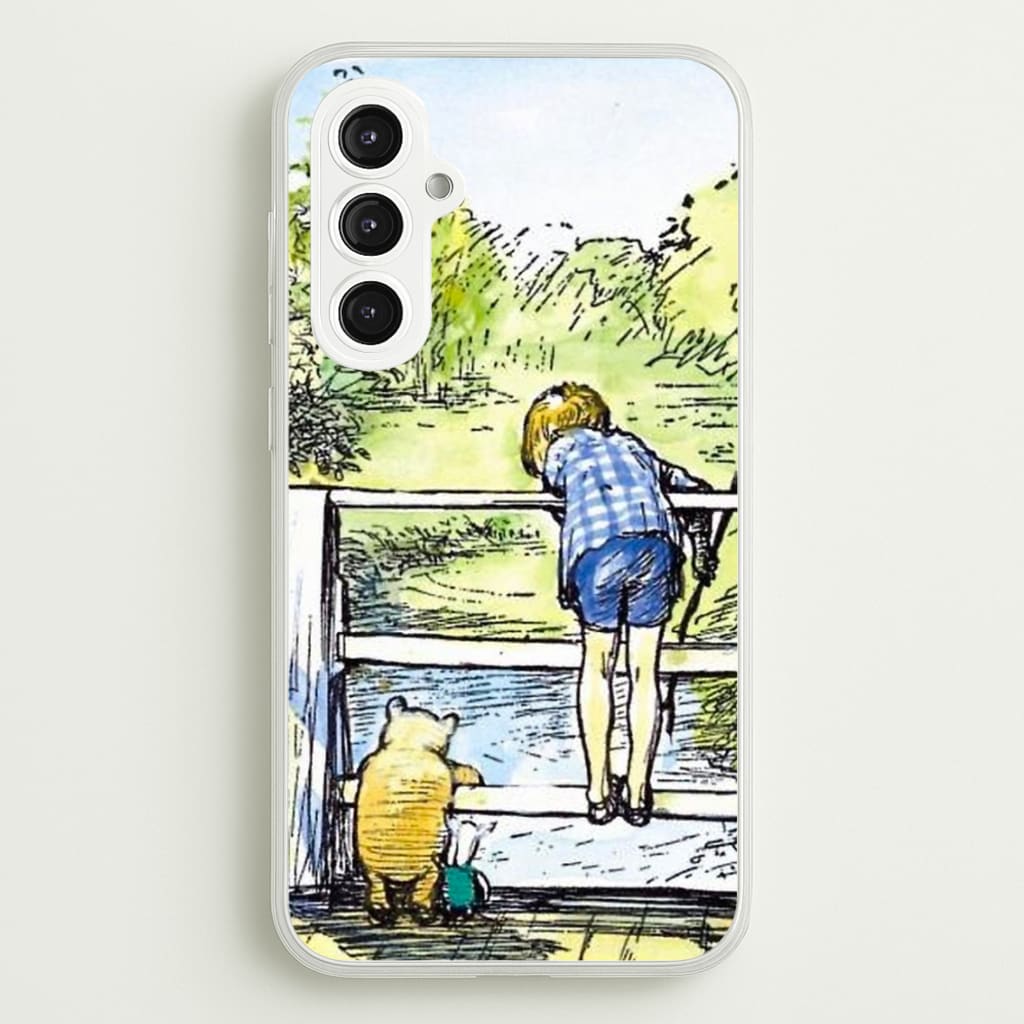Winnie & Christopher Robin - Disney Phone Case for Galaxy S23FE