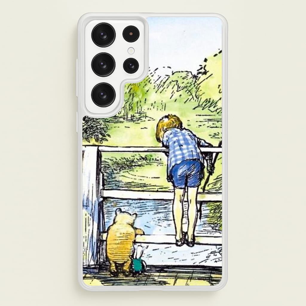 Winnie & Christopher Robin - Disney Phone Case for Galaxy S22 Ultra