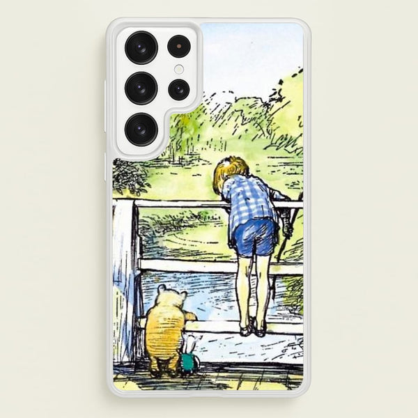 Winnie & Christopher Robin - Disney Phone Case for Galaxy S22 Ultra