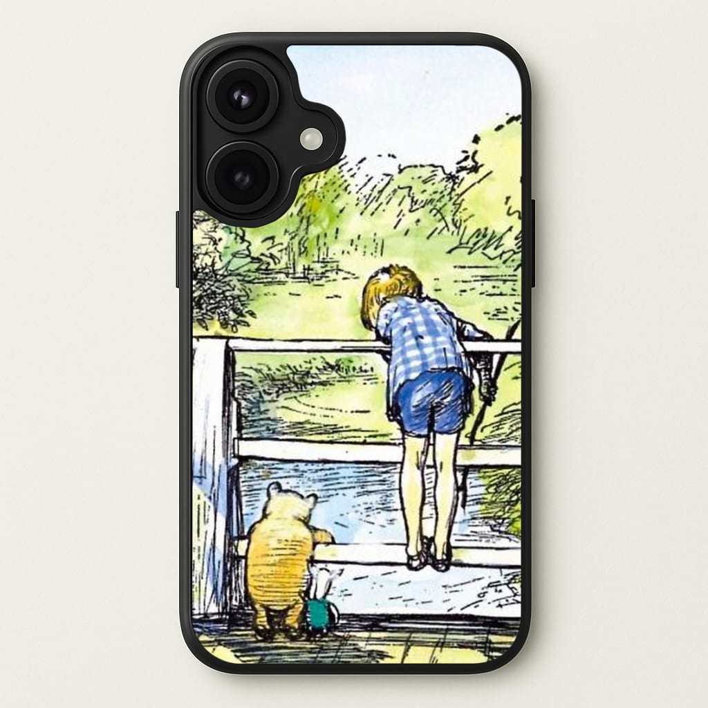 Winnie & Christopher Robin Phone Case for iPhone 17