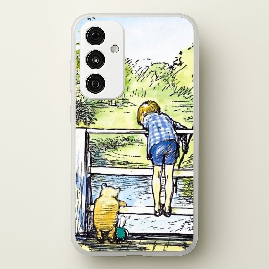 Winnie & Christopher Robin - Disney Phone Case for Galaxy A35