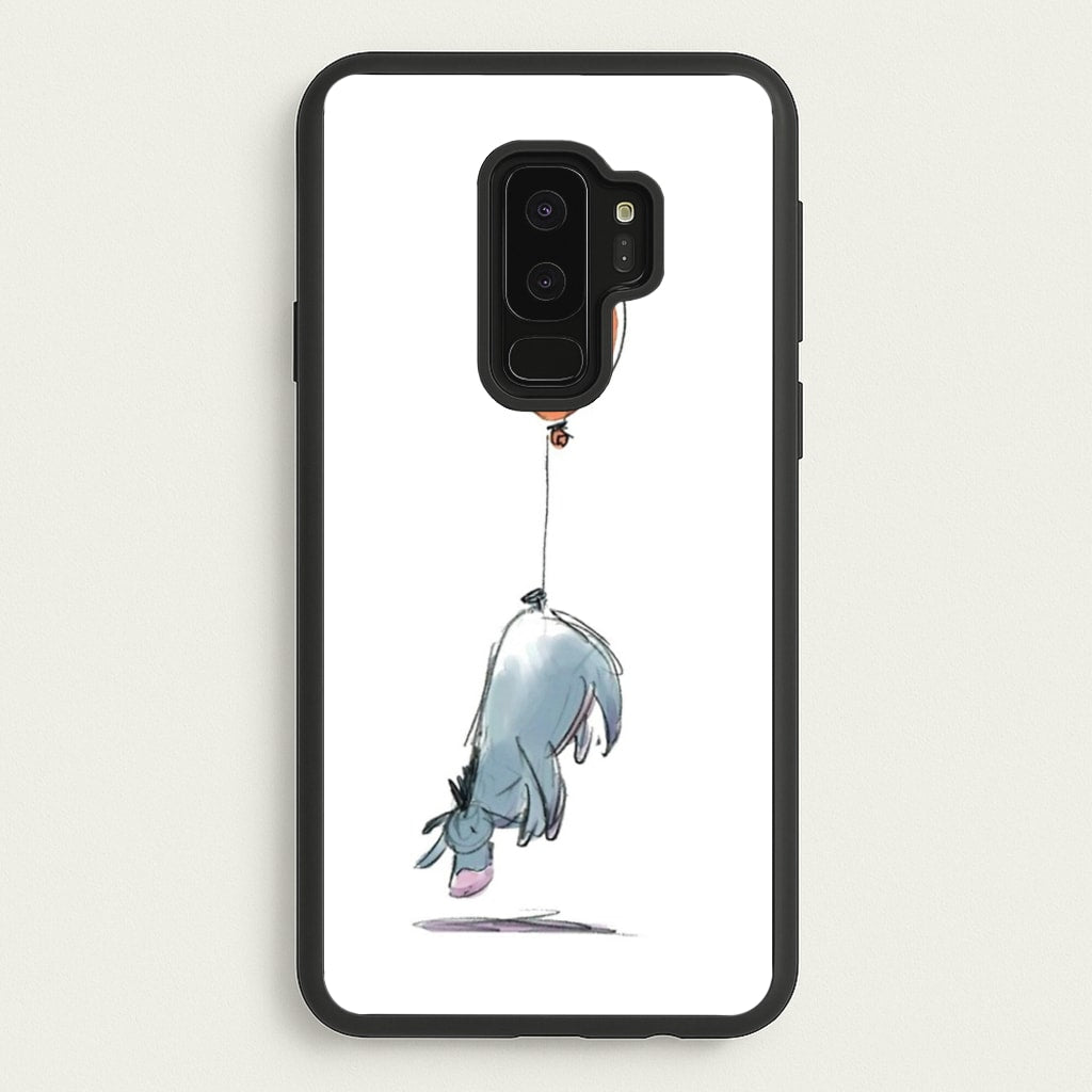 Donkey And His Balloon - Disney Phone Case for Galaxy S9 Plus