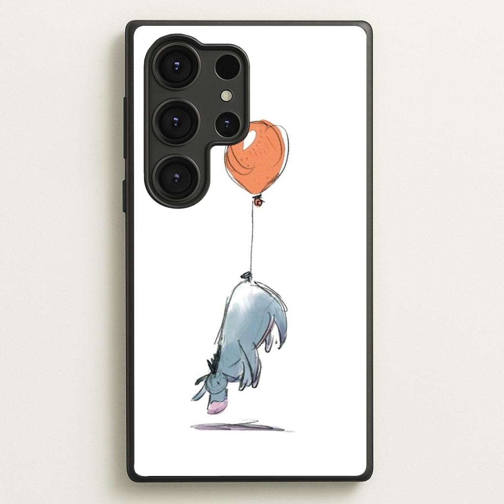 Donkey And His Balloon - Disney Phone Case for Galaxy S25 Ultra