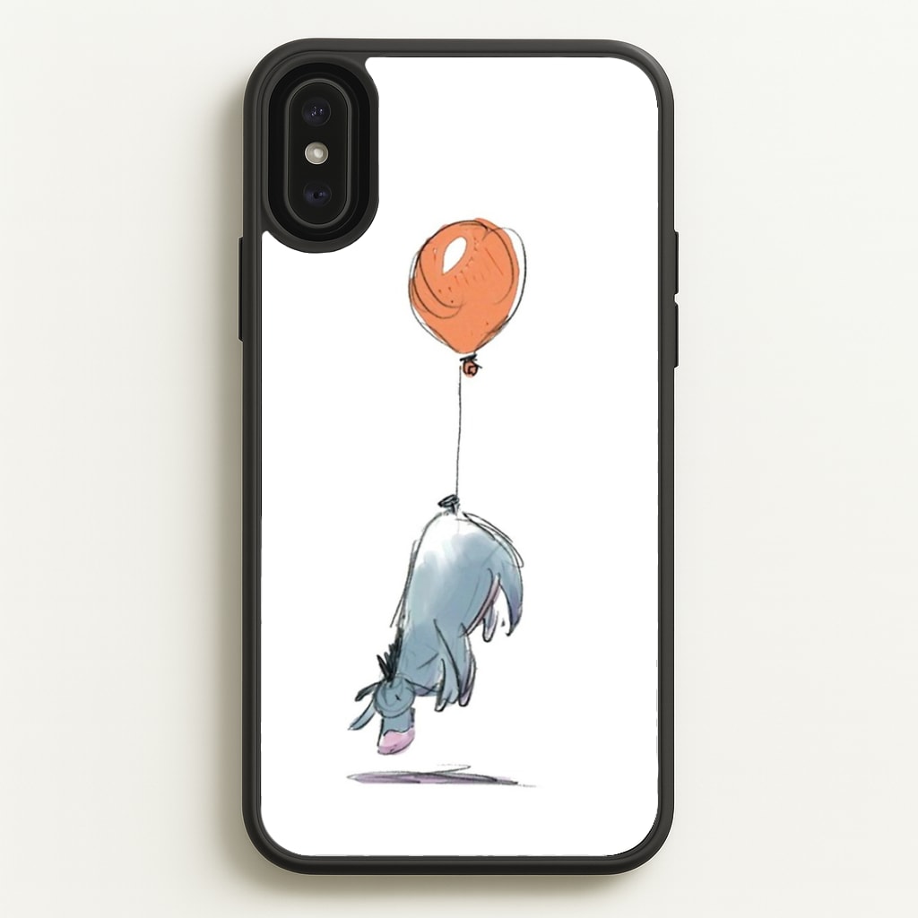 Donkey And His Balloon - Disney Phone Case for iPhone XS Max