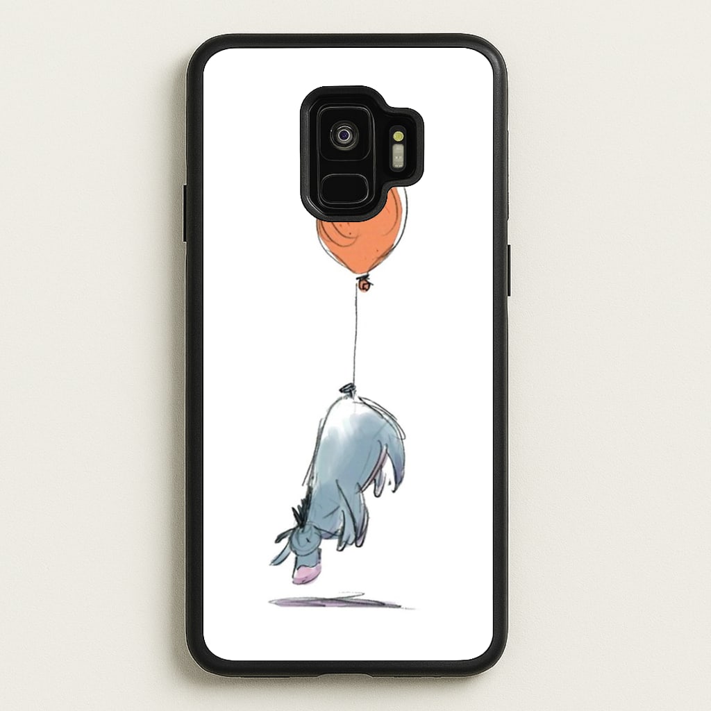 Donkey And His Balloon - Disney Phone Case for Galaxy S9