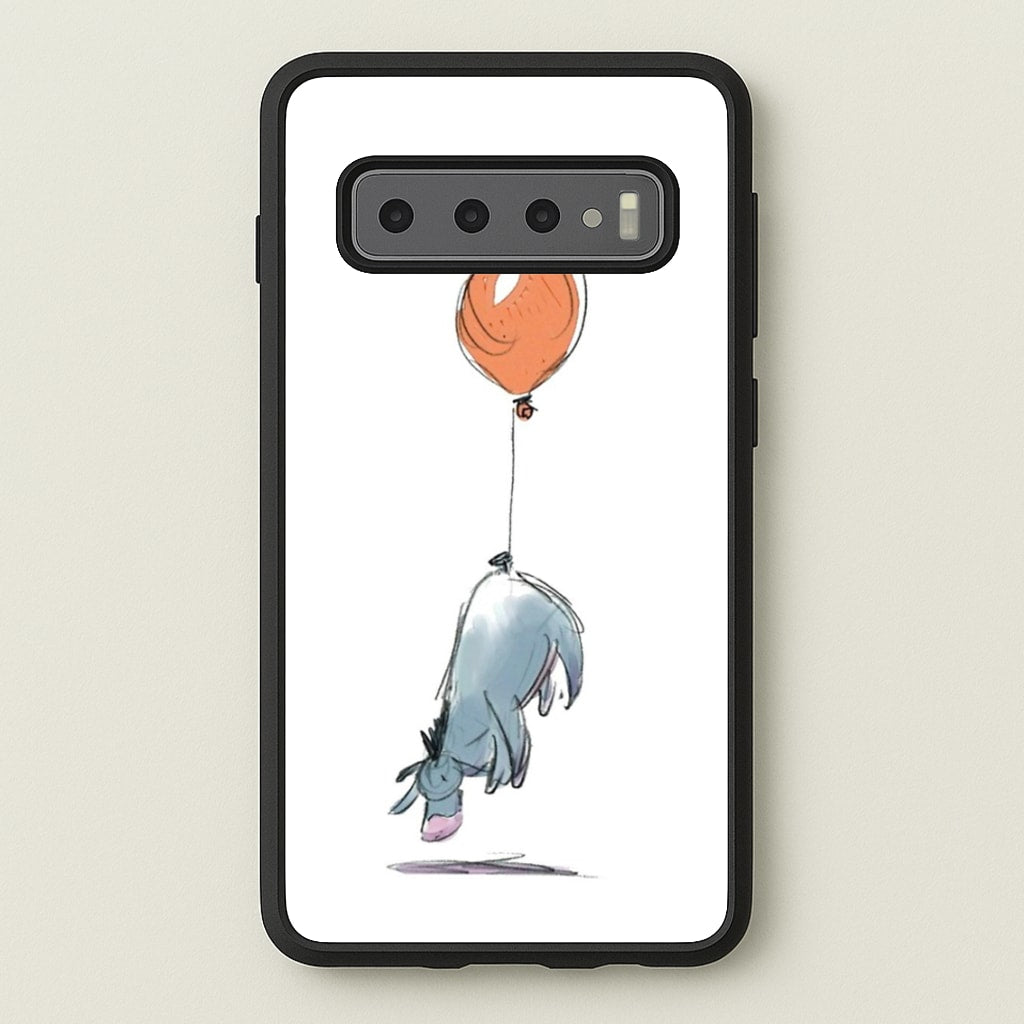 Donkey And His Balloon - Disney Phone Case for Galaxy S10