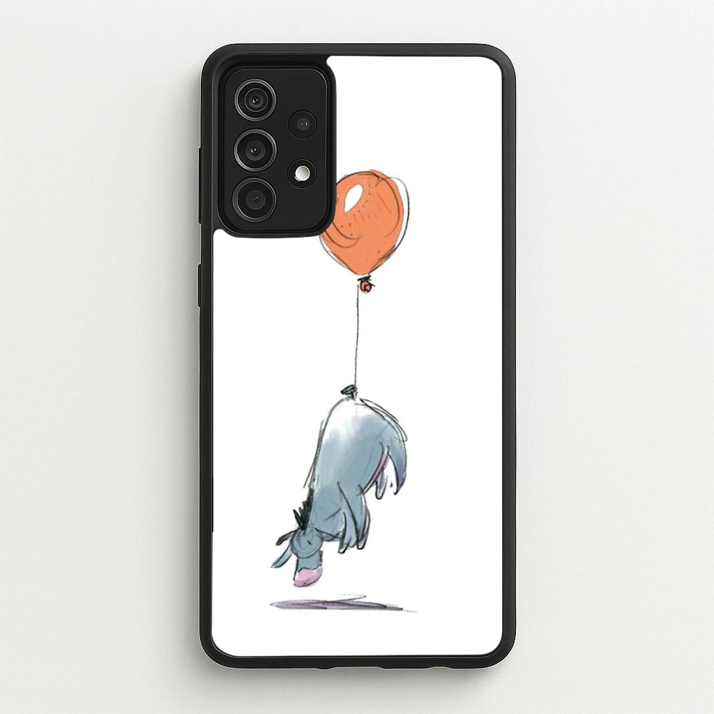 Donkey And His Balloon - Disney Phone Case for Galaxy A52 / A52s