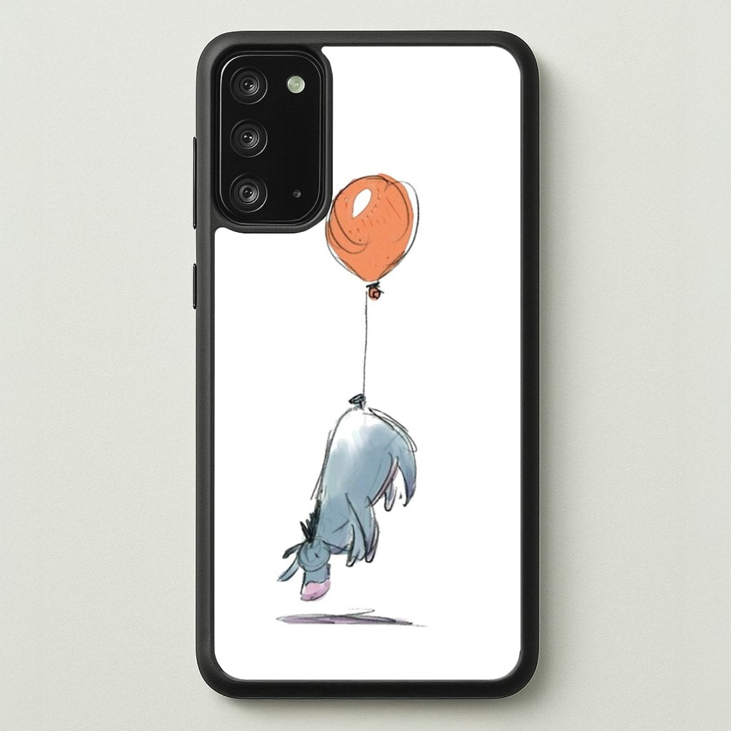 Donkey And His Balloon - Disney Phone Case for Galaxy Note 20