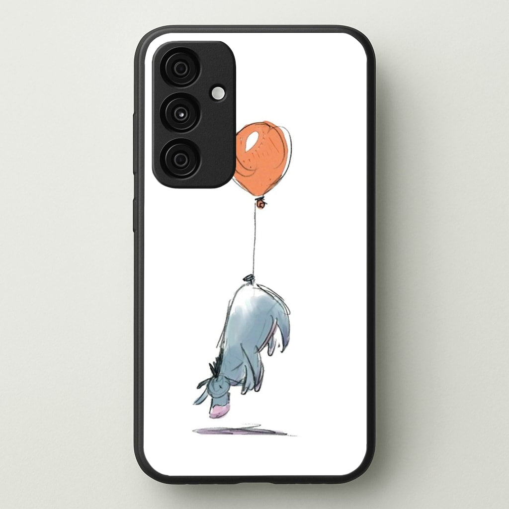 Donkey And His Balloon - Disney Phone Case for Galaxy A35
