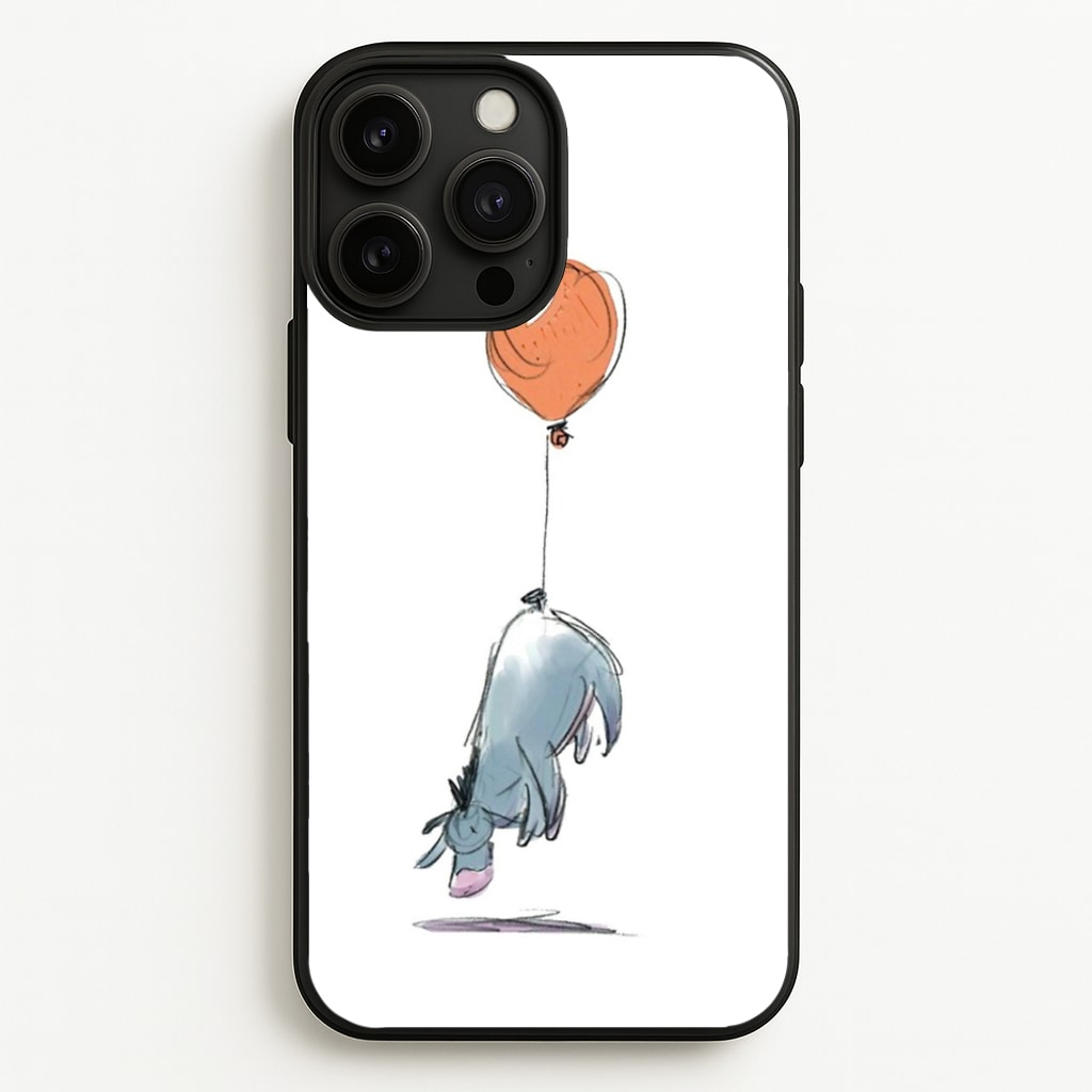 Donkey And His Balloon - Disney Phone Case for iPhone 13 Pro Max