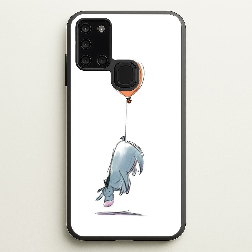 Donkey And His Balloon - Disney Phone Case for Galaxy A21s
