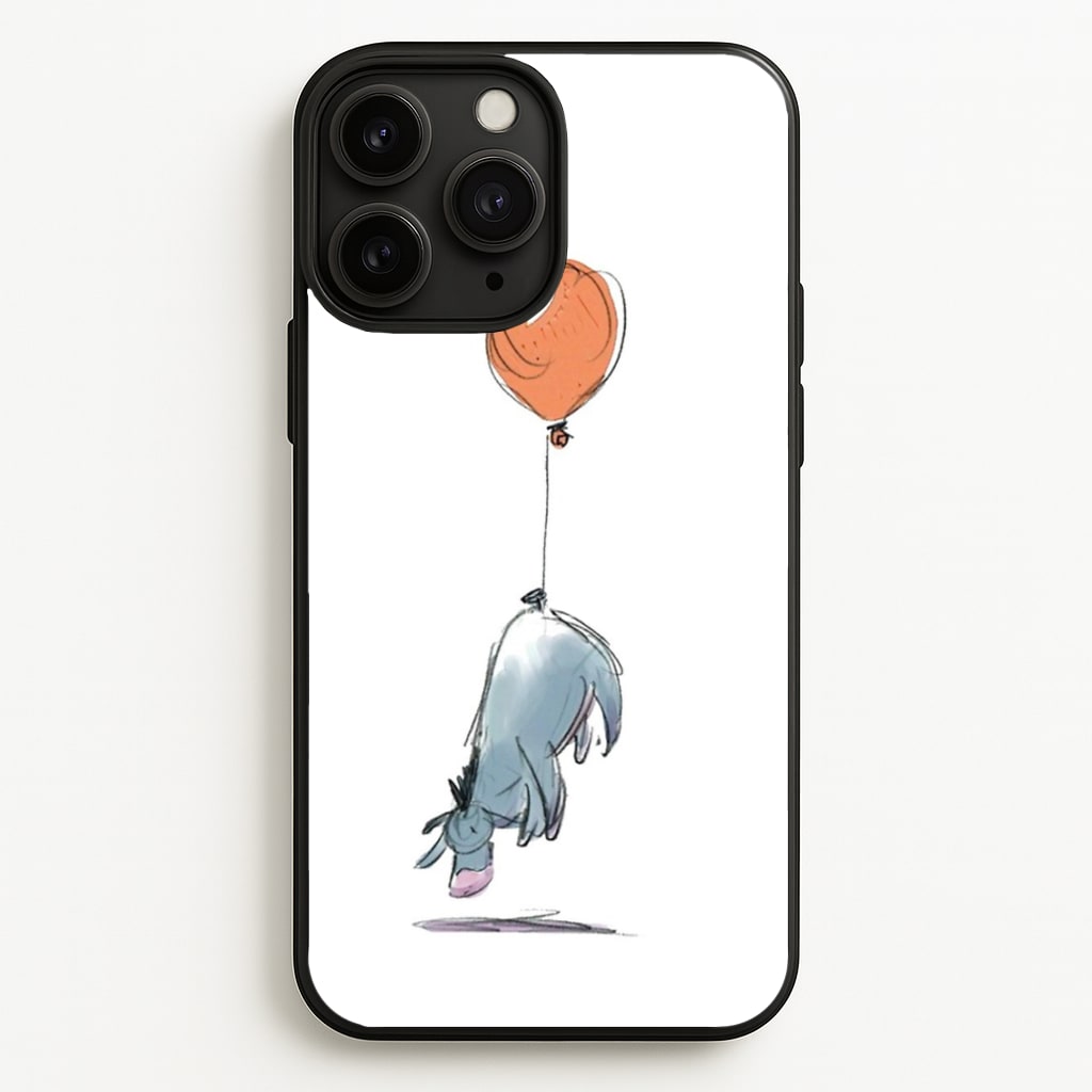 Donkey And His Balloon - Disney Phone Case for iPhone 11 Pro