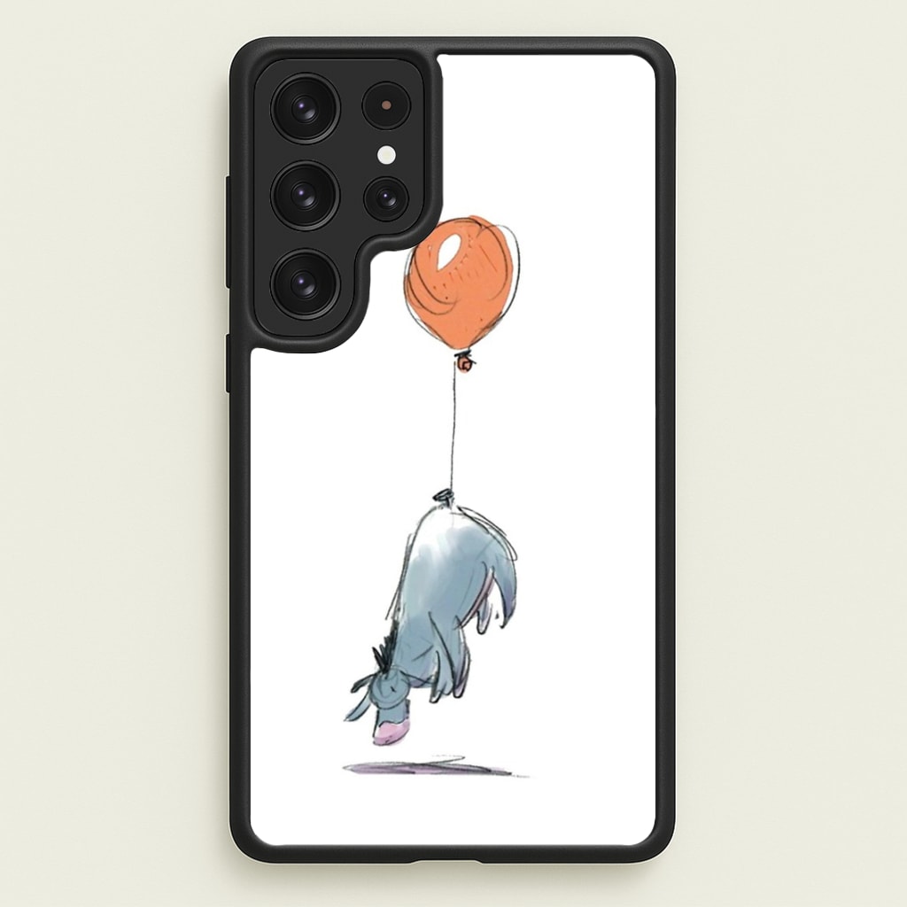 Donkey And His Balloon - Disney Phone Case for Galaxy S22 Ultra