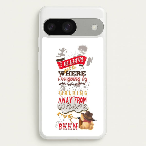 I Always Get Where I'm Going - Winnie Quote - Disney Phone Case for Google Pixel 9 / 9 Pro