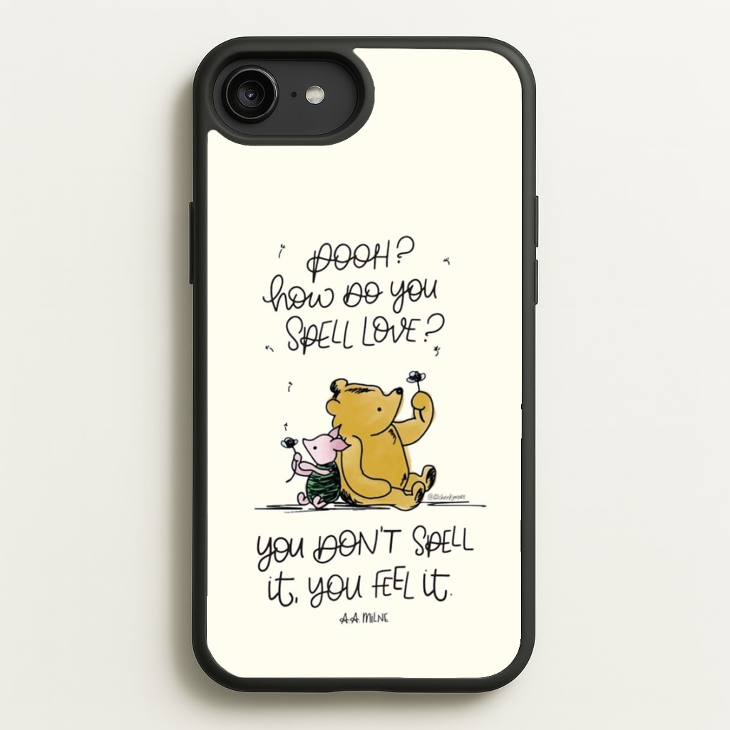 A Tale Of Love - Winnie - Disney Phone Case for iPhone 6 Plus / 7 Plus / 8 Plus