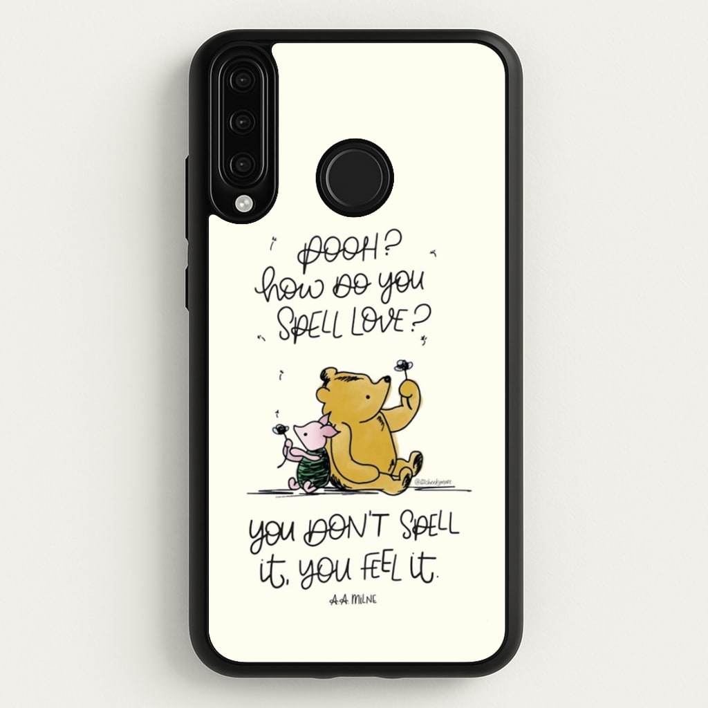 A Tale Of Love - Winnie - Disney Phone Case for Huawei P30 Lite
