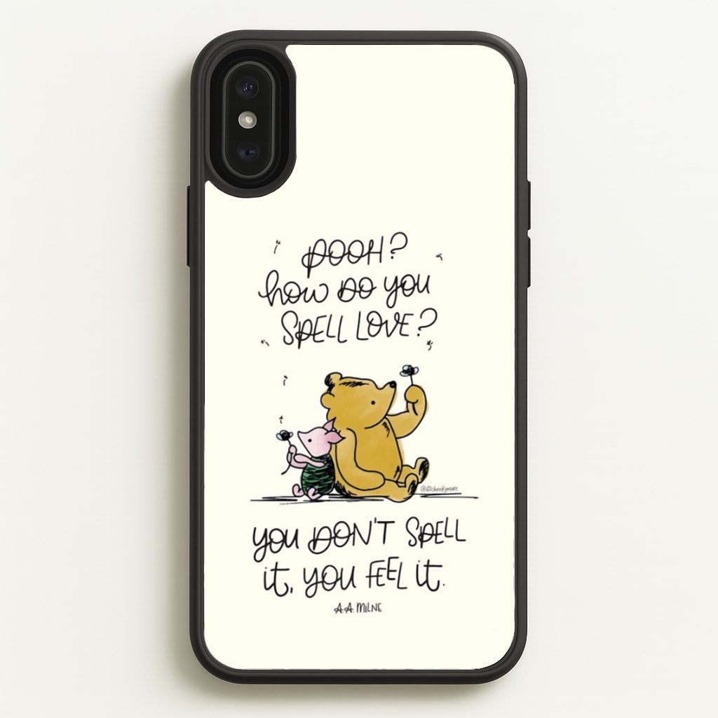 A Tale Of Love - Winnie - Disney Phone Case for iPhone XS Max