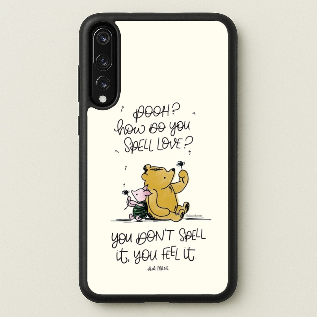 A Tale Of Love - Winnie - Disney Phone Case for Huawei P20 Pro