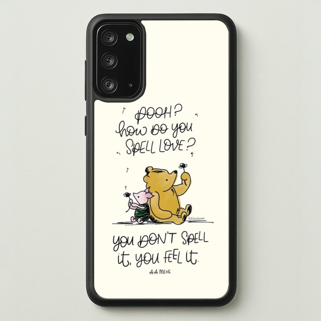 A Tale Of Love - Winnie - Disney Phone Case for Galaxy Note 20