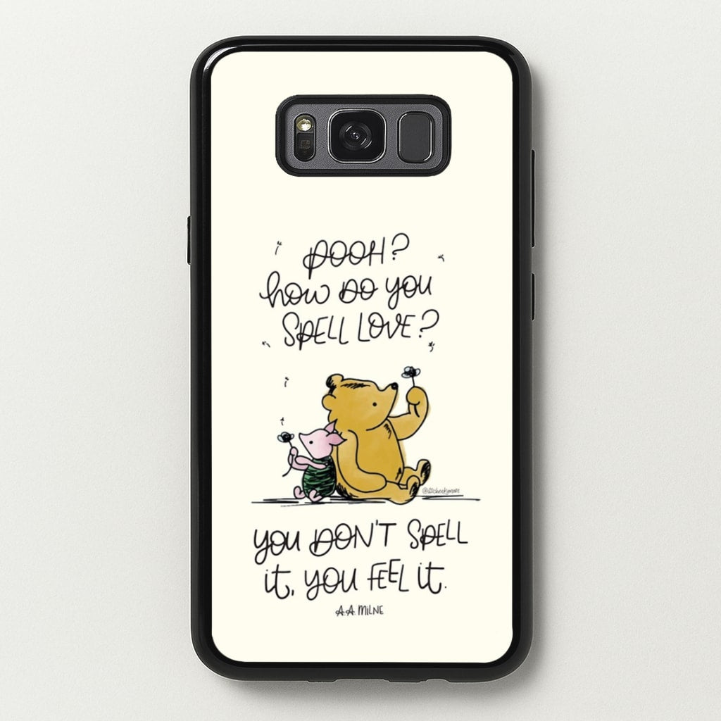 A Tale Of Love - Winnie - Disney Phone Case for Galaxy S8 Plus