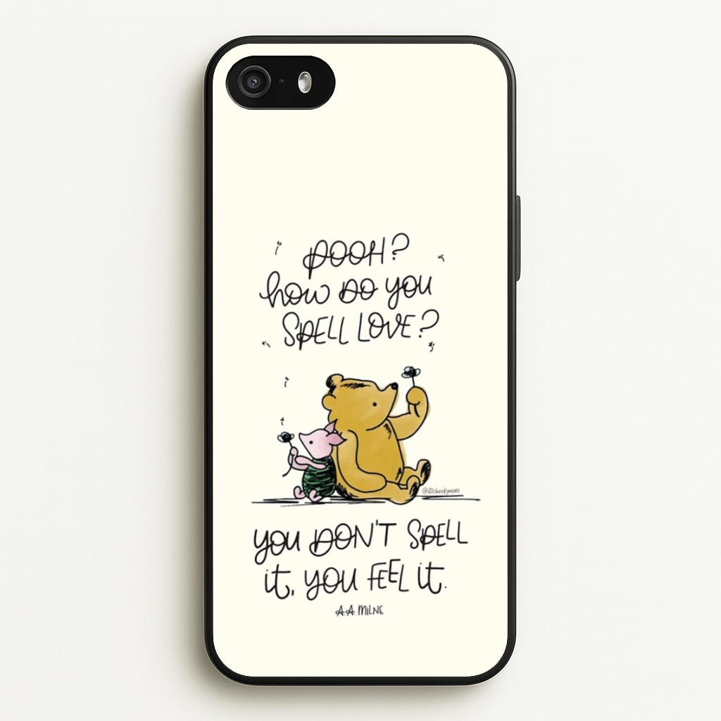 A Tale Of Love - Winnie - Disney Phone Case for iPhone 5 / 5s / SE 2016