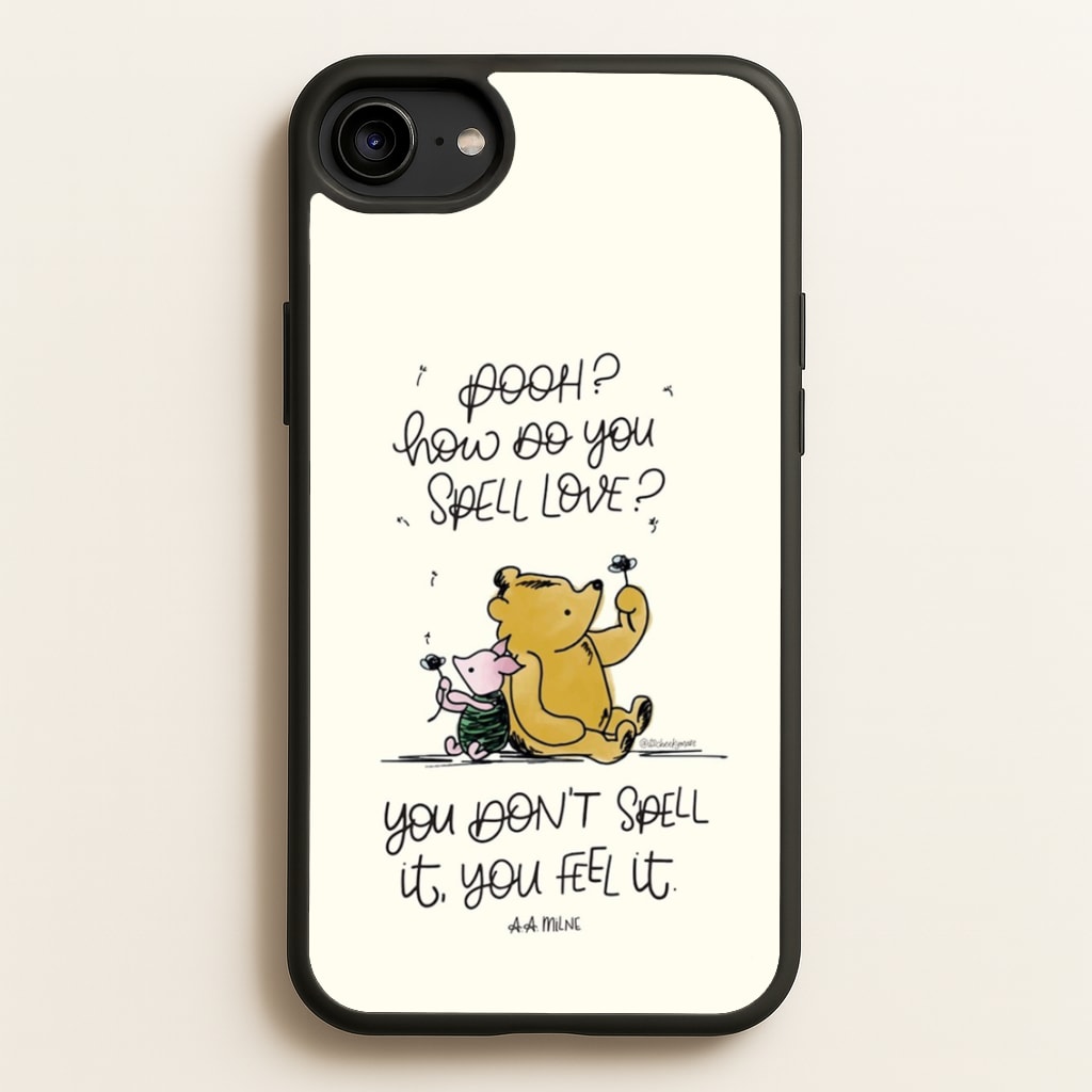 A Tale Of Love - Winnie - Disney Phone Case for iPhone 6 / 7 / 8 / SE